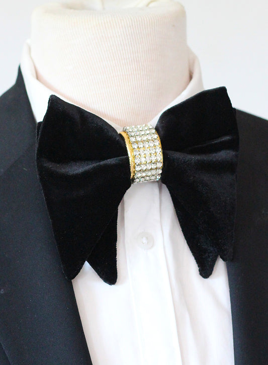 Herrenfliege, Fliege für Herren, Schleife Herren, Männer Fliege, Fliege elegant, Satin Fliege, Samt Fliege, Fliege mit Strasssteinen, Glänzende Fliege, Hochzeit, Festlich, Business