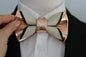 Rosegoldene Herren Brautigam hochzeit fliege, rosegoldene ansteckblume