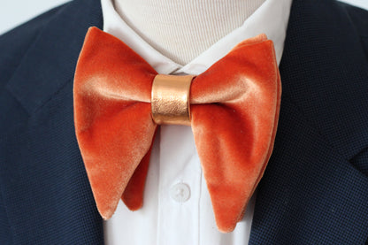 Orange Herren Samtfliege